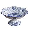 Jingdezhen Keramický modrobílý ovocný talíř
