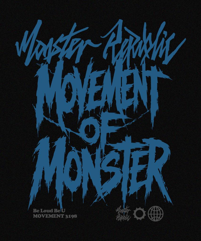 MONSTER REPUBLIC Rogue Movement Ink Blue Sweatshirt Black_3198