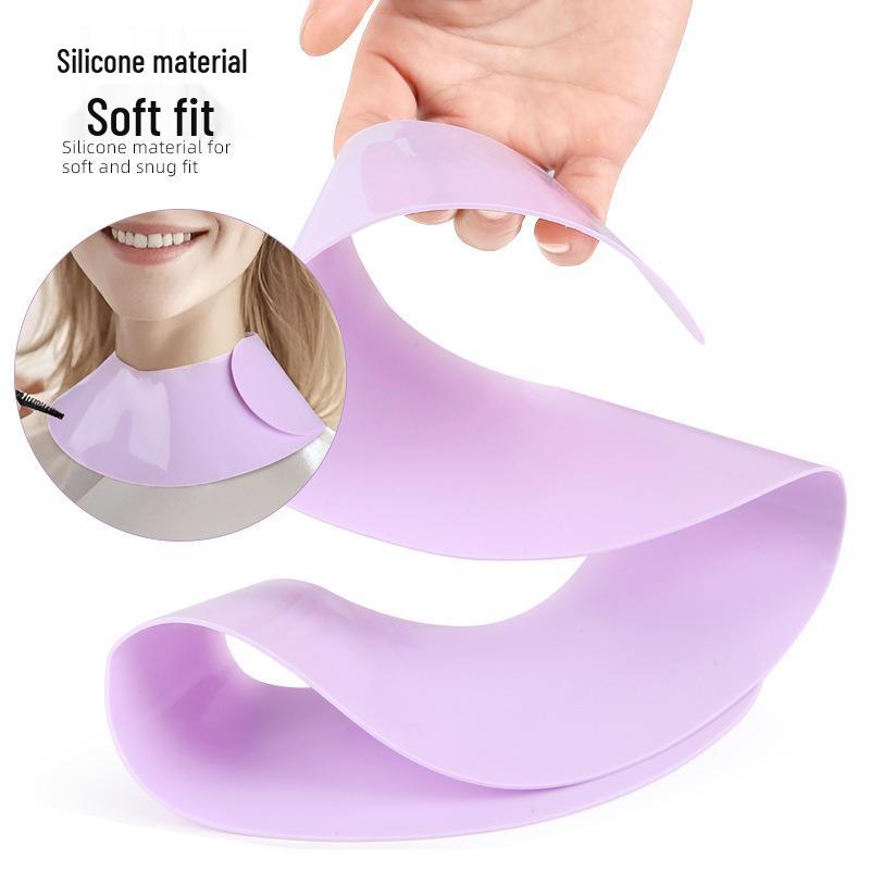 Silicone Neck Scarf for Hair Cutting & Dyeing - Anti-Split Ends Shoulder Pad for Barber Shop Use