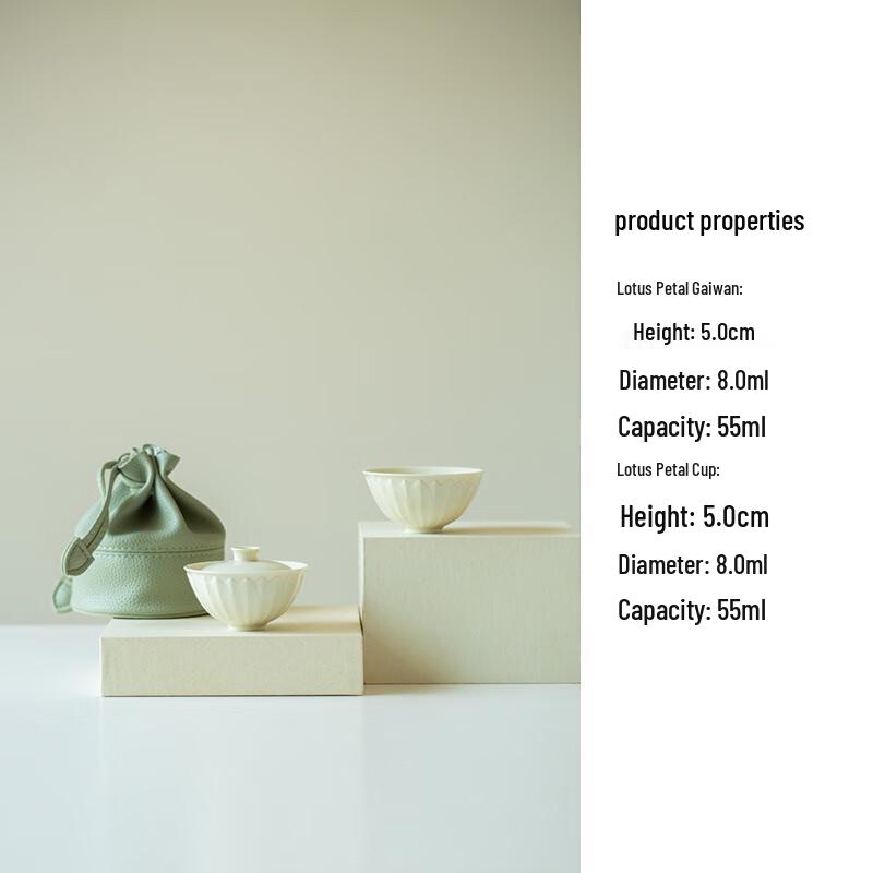 Mini Portable Ceramic Travel Tea Set