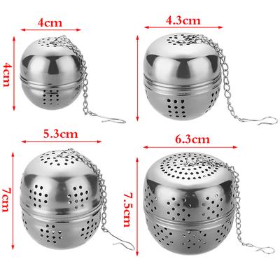 Stainless Steel Ball Tea Leak Ball Tea Leak Mesh Filter Strainer Tea Infuser