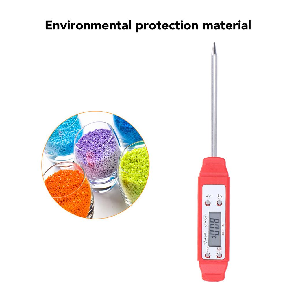 Digital Food Thermometer Automatic Calibration Pen Style High Accuracy Electronic Pocket Thermometer