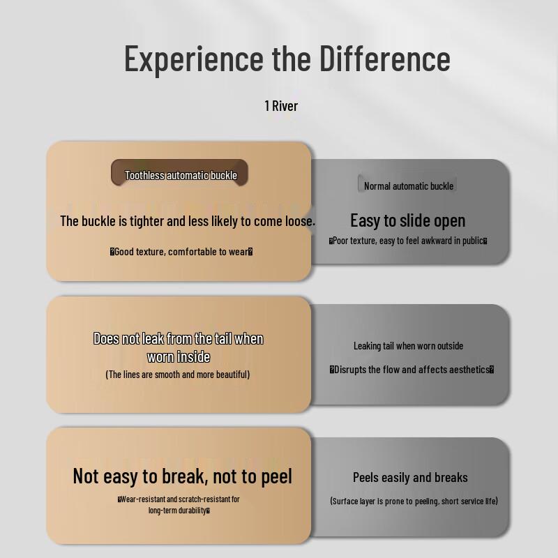 Playboy Men's Automatic Buckle Casual Belt