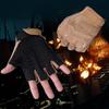 Cycling Mittens Practical Comfortable Wear-resistant Riding Mittens Anti-Shock Half Finger Cover Gloves Cycling Mittens Cycling Supply