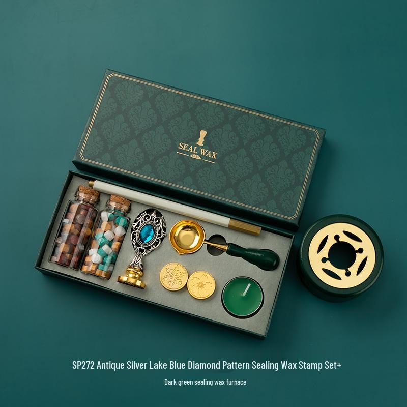 Creative Sealing Wax Stamp Set with Wax Granules – Perfect Gift for Teachers, Classmates, or Special Occasions