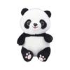 Cute panda doll 8 inch grab machine doll plush toy simulation giant panda dressing doll