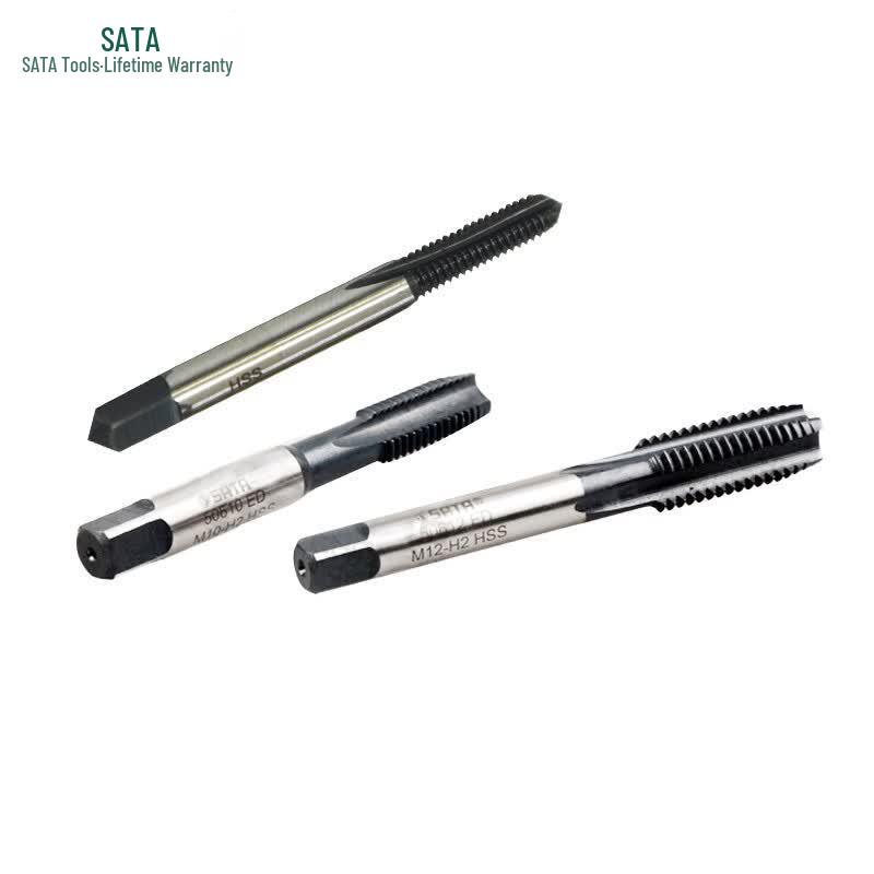 SATA 5-Piece High-Speed Steel Coarse Thread Machine Tap Set