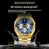 Top Neue Wasserdichte Mode Herrenuhr Multifunktionaler Kalender Quarz Leuchtende Armbanduhr