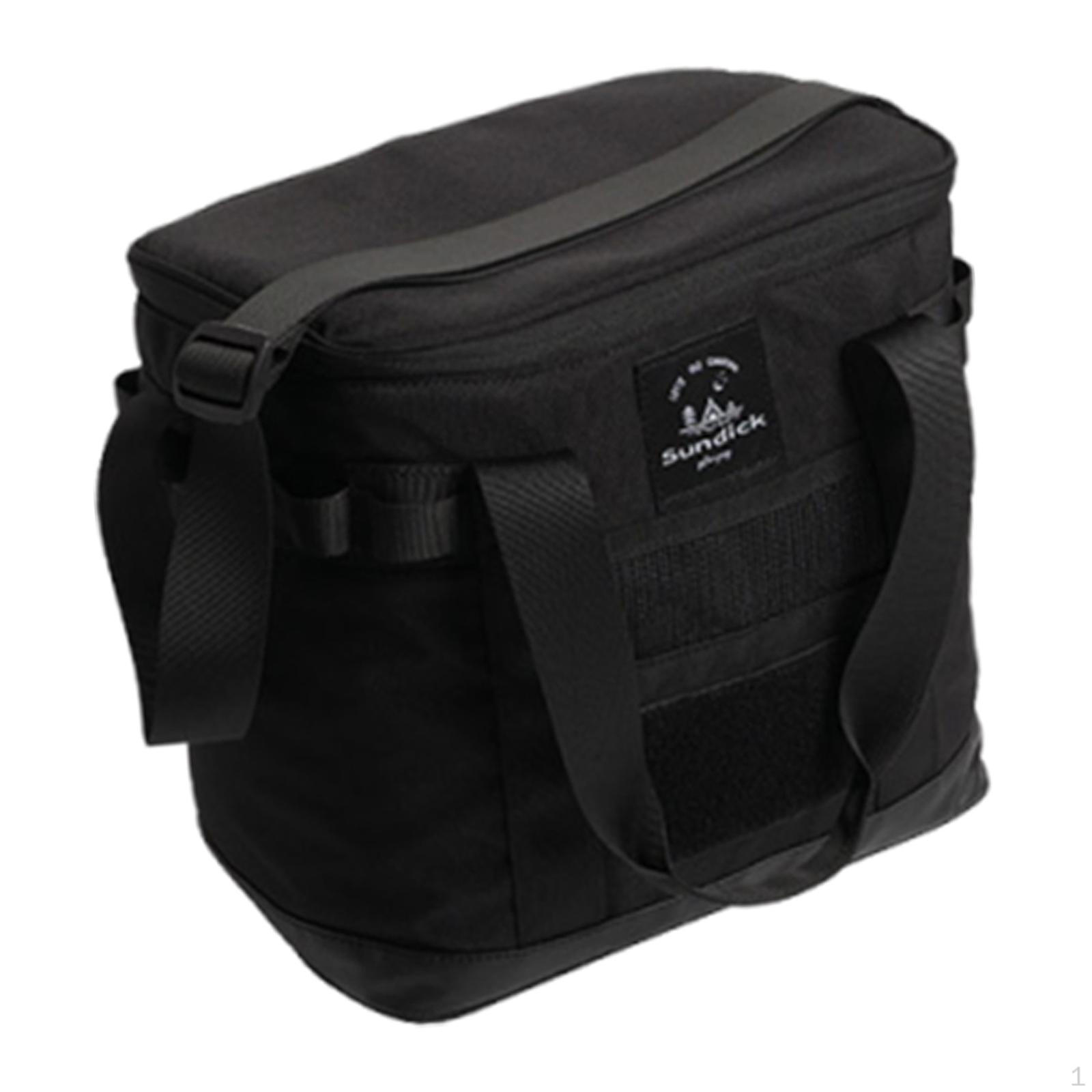 

Insulated Bag Handbag Men Women Versatile Comfortable Reusable Leakproof Beach Thermal for чёрный