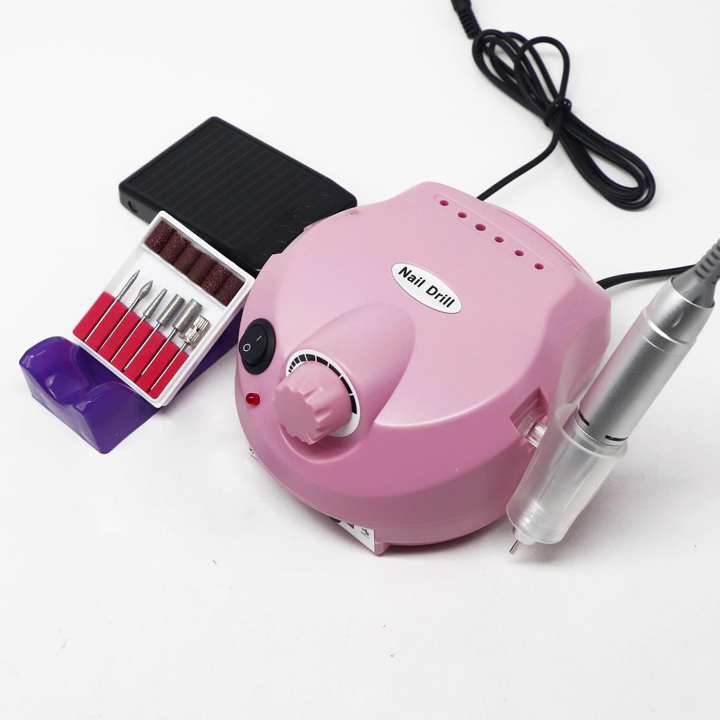 High-Speed Quiet Nail Drill & Polish Remover, 35,000 RPM with Stepless Speed & High Concentricity