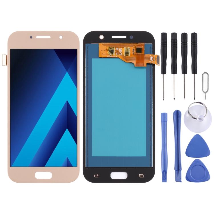 

TFT РК-екран для Galaxy A5, A520F, A520F/DS, A520K, A520L, A520 з дигітайзером, повна збірка S золотистий