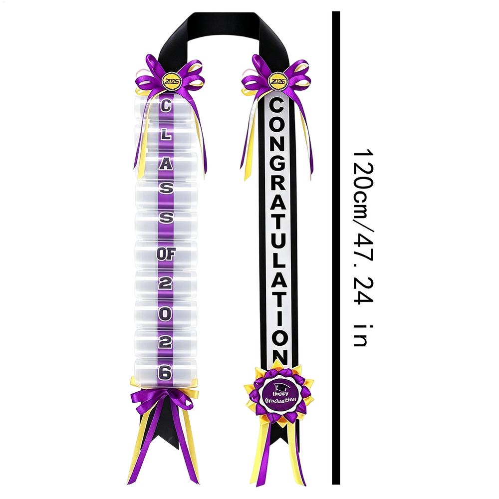 Graduation Leis Class Of 2026 Sash Decorations Cash Holder Money Lei For Graduation For High School College Grad Congrats