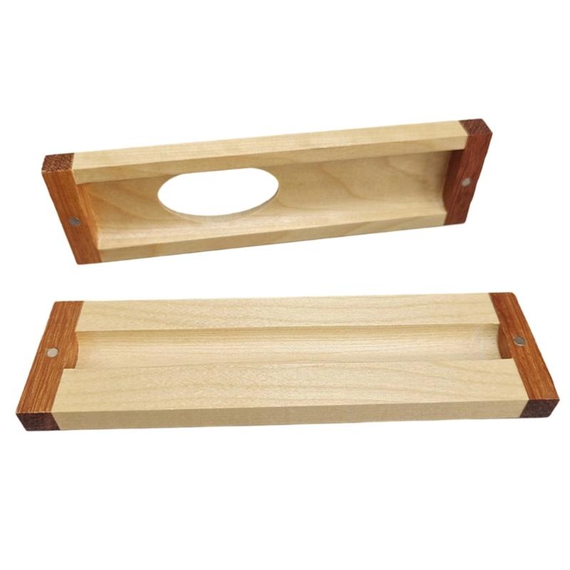 Wood Ballpoint Pen Set With Pencil Case Ergonomic Grip Wood Signing Pen with Metal Pen Clip For Professional Collectors