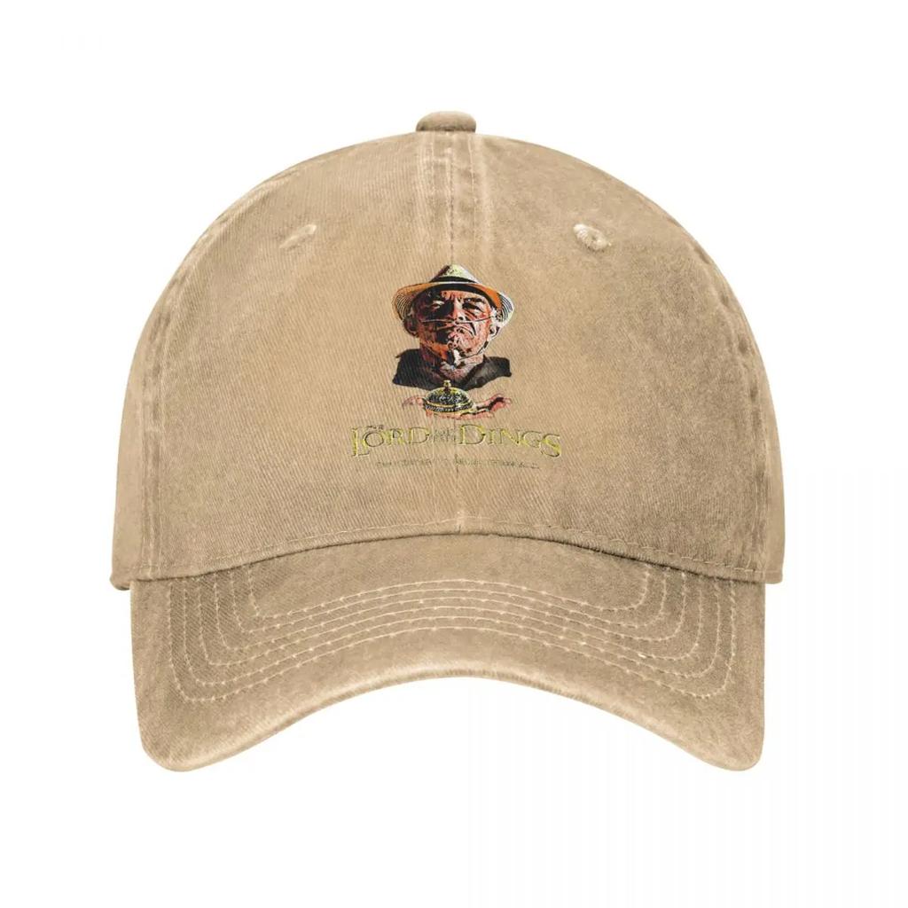 The Dings  Baseball Cap Vintage Distressed Washed Headwear for Men Activities Unstructured Soft Hats Cap