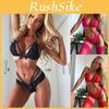 Elegant Women Sexy Lingerie Nightwear Dress Babydoll G-string Lace Bra Set For Romantic Evenings