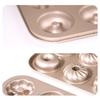 6/12 Cavity Cake Baking Tray Non-Stick Donut Muffin Pan Donut Baking Mold  Fondant Cake