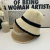 Hollow Basin Hat Multi-colored Female Comfortable Breathable Face Small Fashion Simple Versatile Foldable Knitted Bucket Hat