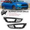 Artudatech 2PCS Front Bumper Fog Light Lamp Cover Bezel Grille Fit Ford Focus 2015 2016 2017 2018