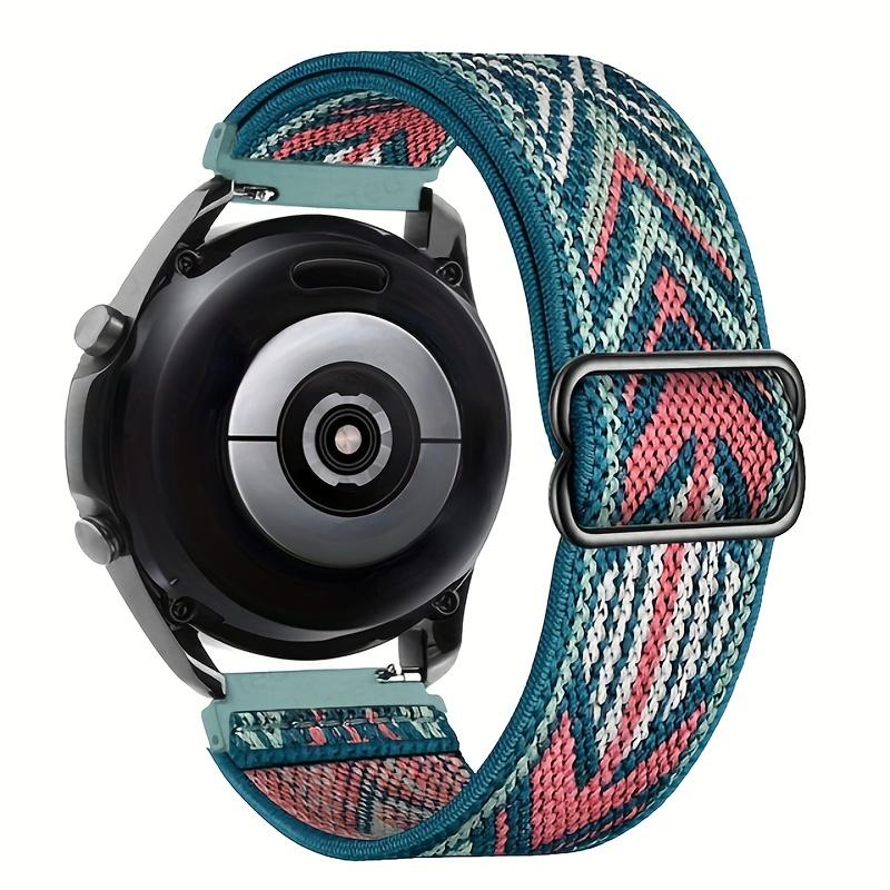 10 Pcs/Pack 20mm 22mm Stretchy Band Compatible with Samsung Galaxy Watch 5/4 40mm 44mm Watch 5 Pro 45mm Watch 4 Classic