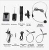 TFFRDN Q7 Wireless Lapel Microphone System Lapel Microphone with Rechargeable Waist Pack and Receiver Wireless Microphone for DS
