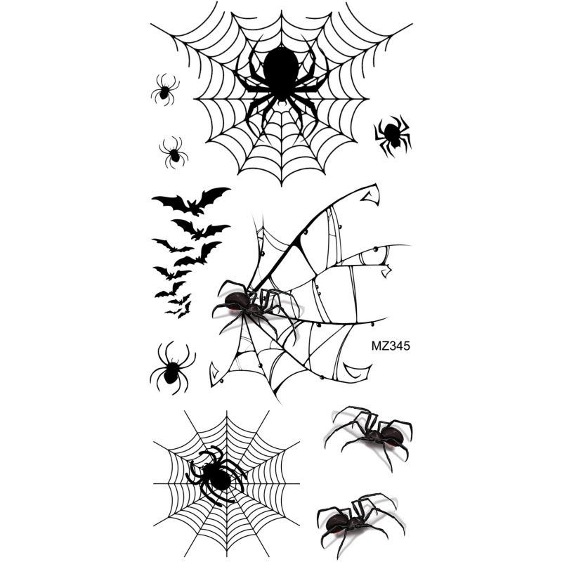 Cross-border Halloween Spider Arm Temporary Tattoo Sticker