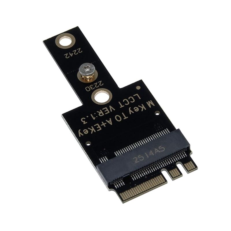 M.2 A+E NVMe SSDs to PCIExpress4.0 Host Controller Expansion Card, Supports 2242 NVME SSDs