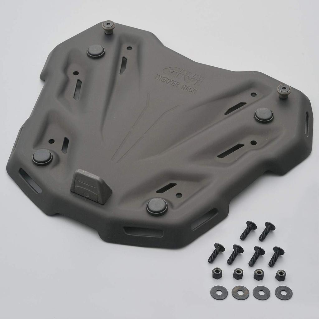 GIVI Motorcycle Base Black for Monokey 99477 Plate, Aluminum, Case, M9B,