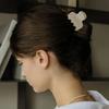HON009 Classic Mood Hair Claw Clip (M) (Ivory, Black)