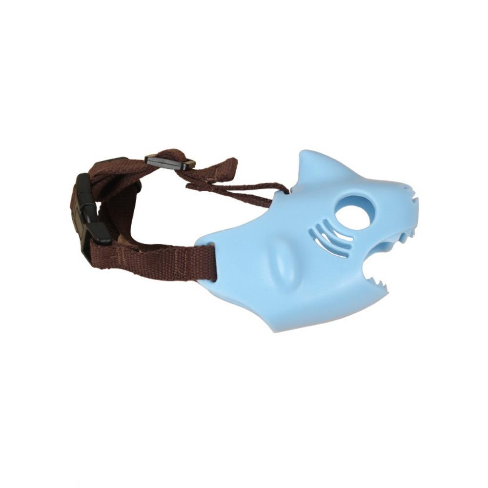 

Мультяшный намордник для собаки против укусов, регулируемая защита для рта питомца, аксессуары для питомцев, маска-намордник для собаки, для ежедневного использования S