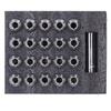 1 2‑20 Lug Nuts Socket Kit 304 Stainless Steel Heated Treatment High Strength Universal