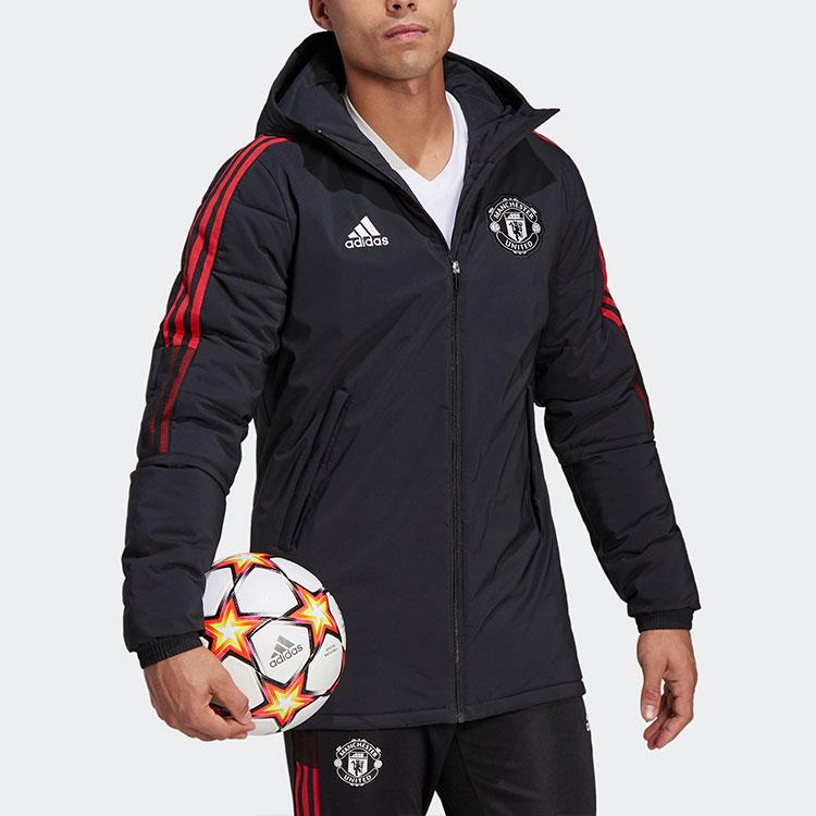 adidas Manchester United Training Winterized Jacket Black GR3811