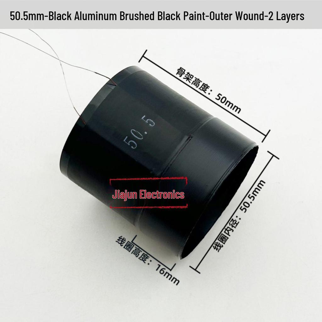 Black Aluminum Woofer Voice Coil Repair Kit - Core Wire: 25-125, Coil Sizes: 65.5mm, 75.5mm, 99.5mm