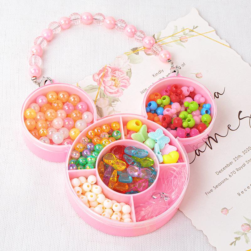 Handmade Beaded Jewelry DIY Set for Kids: Necklace & Bracelet Educational Toy