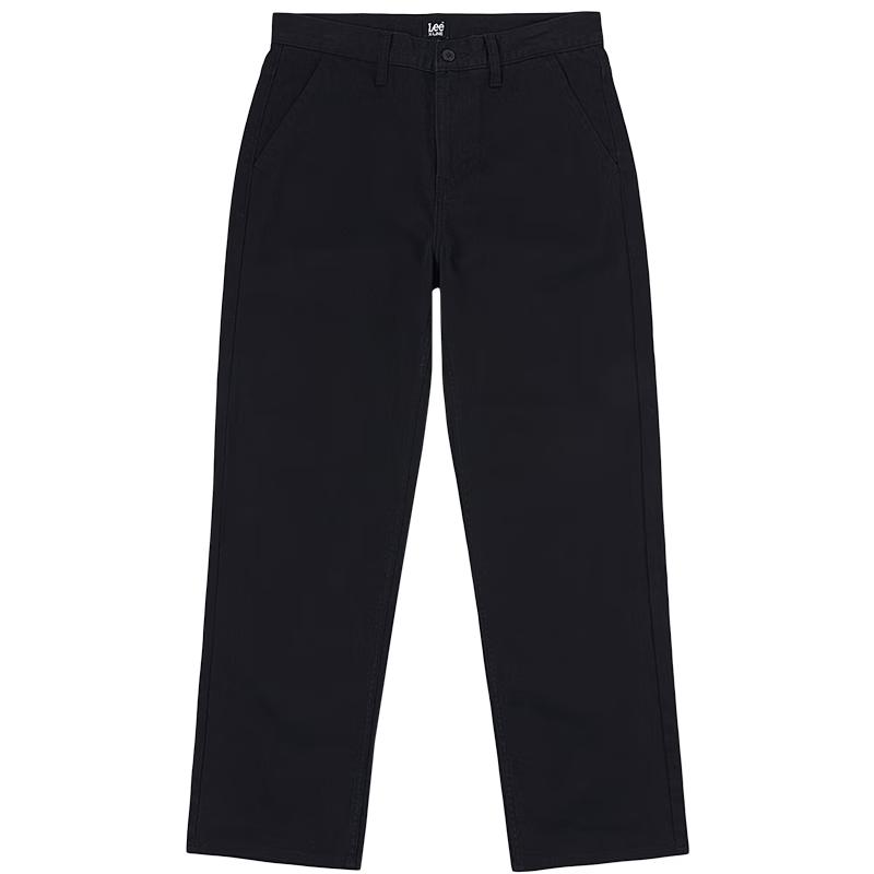 

Lee Men s Loose Straight Fleece-Lined Twill Casual Pants 32