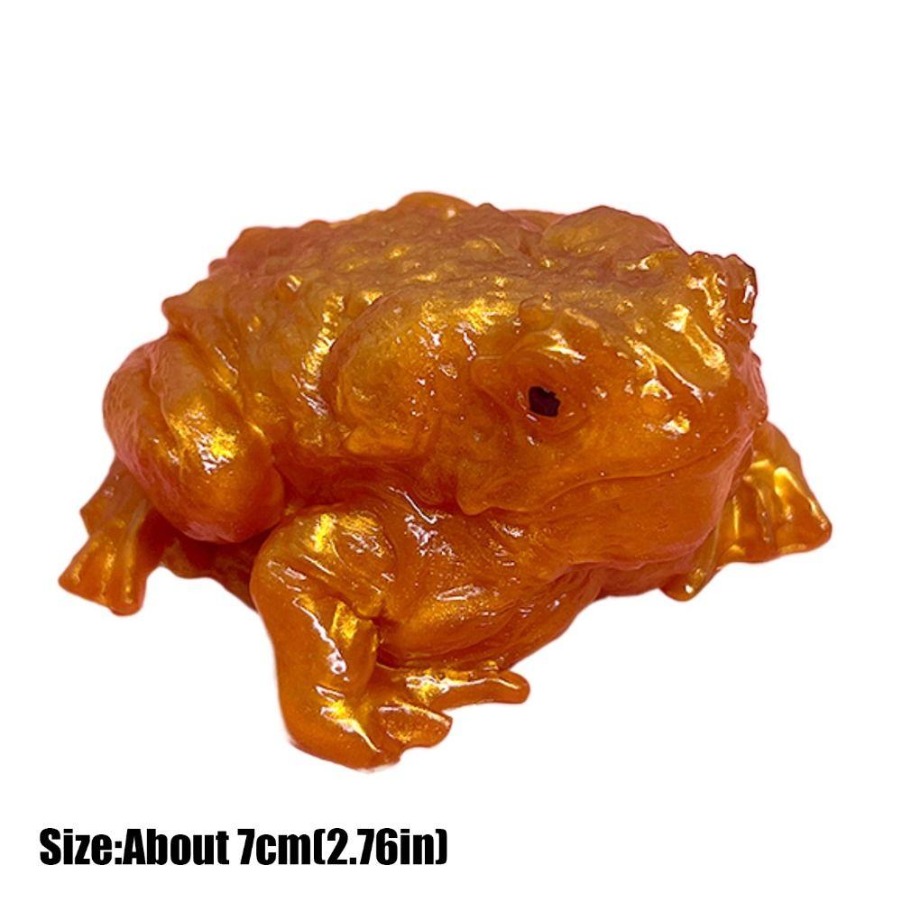 New Toad Frog Squeeze Soft Stress-relief Decompression Toy Sticky Squeeze Toy Tricky Toys
