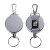 Rope Badge Reel Anti-lost Elastic Keychain Burglar Trinket ID Card Holder Safety Key Buckle