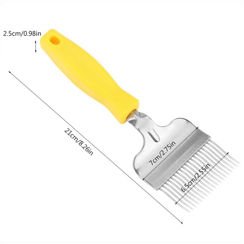 Honey Uncapping Fork With Handle Small Extractor Beekeeping Bee Hive Honey Scrapers For Bee Keeping Farm Outdoor Indoor Backyard