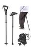 WALKSIT Stick That Transforms Into a Lightweight 135kg Load Folds To Height Patented Grip Ideal for and Outdoor Includes Storage Bag [Walking Chair]