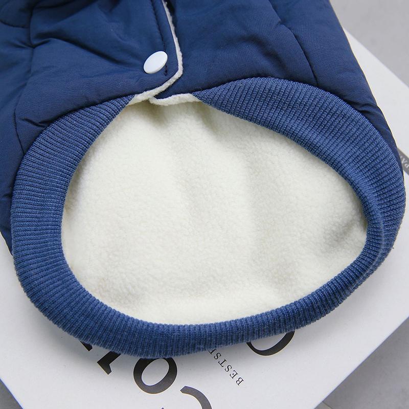 Warm Fleece Dog Jacket Thicken Winter Pet Clothes for Maltese French Bulldog Coat Small Medium Dogs Cat Puppy Chihuahua Clothing