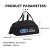 AKQI Car Logo Travel Portable Large Capacity Luggage Storage Bag For Ford Escape Ecosport Fusion Explorer Expedition Taurus