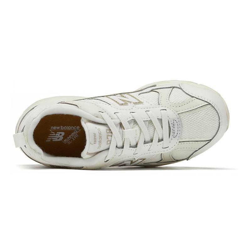 New Balance 878 Kids Off White Low Top Running Shoes Mesh Breathable Shock Absorbent Wear Resistant PV878SM1