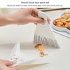 Dense Brush Dustpan Combination Modifiable Brush Space Saving Design Compact Desktop Broom And Dustpan Set