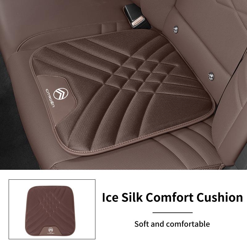 Car Seat Cushion Breathable Ice Silk Thick Pad Soft Mat For Citroen C4 C3 C5 Berlingo Celysee Cactus Picasso Aircross Saxo Grand