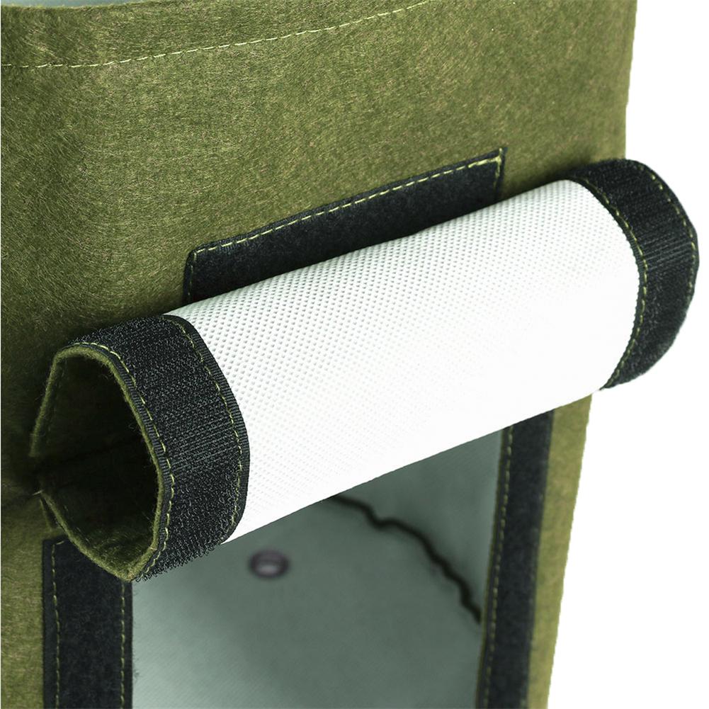 2mm Thick Felt Potato Grow Bag 8 Gallon 34x34cm Non woven Lining Green