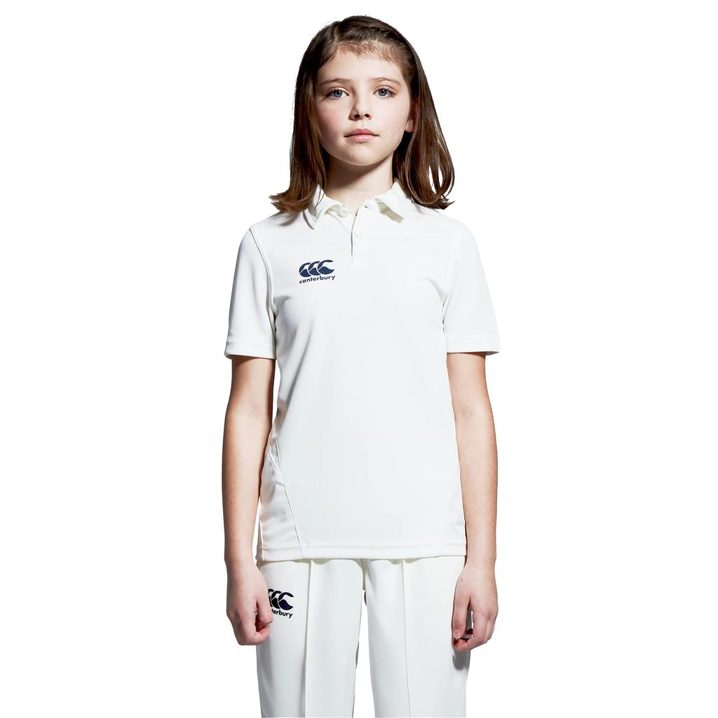 canterbury Childrens/Kids Logo Moisture Wicking Cricket Shirt