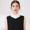Fashion Lace Ruffled Multi-layer Fake Collar Versatile Detachable Mesh Decorative Collar Performance Accessories