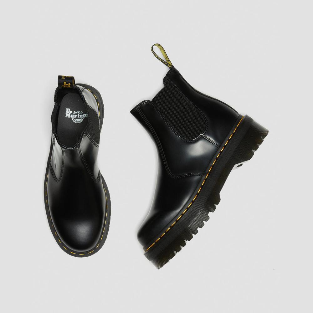 Boots Dr. Martens Black Chelsea Quad 2976