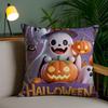 Halloween Tägliche Kissenhülle Anti-Hausstaubmilben Unsichtbarer Reißverschluss Sofa Bett