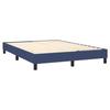 Maison Exclusive - Sommier à lattes de lit avec matelas Bleu 140x200 cm Tissu