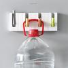Coat Rack Wall Mount - Modern, Plastic Piano  Wall Coat Rack Sturdy Wall Hook Rack Rail for Hanging Coat, Jacket, Clothes, Hat